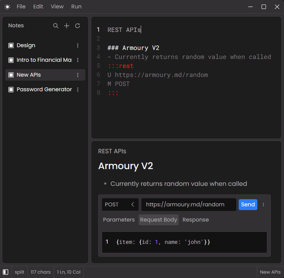 app demo